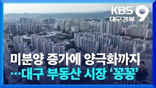 미분양 증가에 양극화까지…대구 부동산 시장 ‘꽁꽁’ / KBS  2024.09.04.