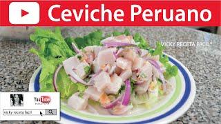 CEVICHE PERUANO | #VickyRecetaFacil