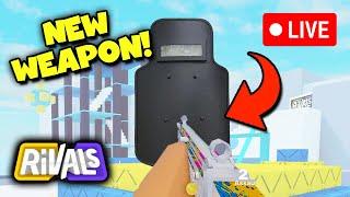 *NEW* ROBLOX RIVALS BALLISTIC SHIELD! !LIVE!