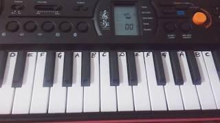 Baahubali 2 The conclusion~ Shivam~ Title Track~Keyboard Piano Cover~Easy Notes~How to Play