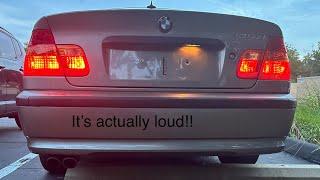 How to make your e46 exhaust louder for free!!! Butterfly MOD