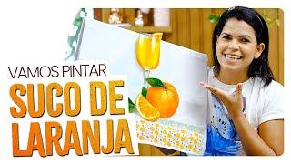 Aprenda a pintar laranja e ainda fazer um suco refrescante.