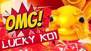 NEW SLOT! OMG! WATCH THIS BEFORE YOU PLAY THIS GAME!  LUCKY KOI Slot Machine (IGT)