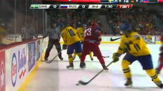 Ishockey - JVM-final : Sverige vs Ryssland 1-0 (2012-01-06)