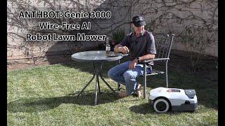 ANTHBOT Genie 3000: This Wire-Free AI Mower is AMAZING! 
