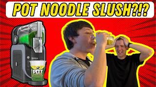 I put a POT NOODLE into a BRAND NEW Slushie Machine| Does it Slush