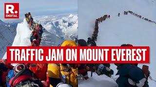 Video Of Traffic Jam On Mount Everest Surprises Netizens. Here's What Explains The Rush