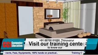 CCI Thiruvarur Civil CAD Revit 3DSMAX Sketchup Staadpro Primeavera Training centre