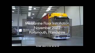 Mezzanine Floor installation in Portsmouth, Hampshire by Westwood Projects