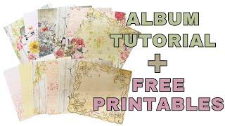 Album Tutorial + Free Printables