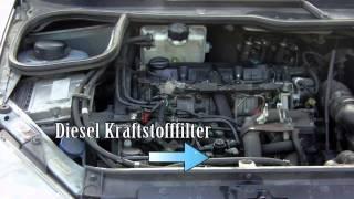 Wechseln Sie alle Filter : Diesel Kraftstofffilter,   Innenraumfilter/Pollenfilter, LuftFilter