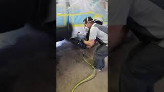 Spraying Scorpion X02 Bedliner