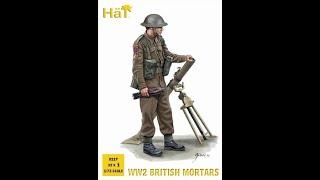 HaT WW2 British Mortars 1/72 Scale Plastic Soldier Review.