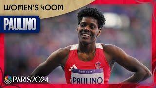 Marileidy Paulino STORMS to Olympic record in women's 400m victory | Paris Olympics | NBC Sports