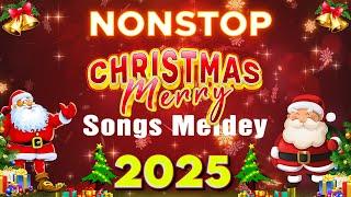 Non Stop Christmas Songs Medley Disco Remix 2025 - Disco Christmas Music Remix