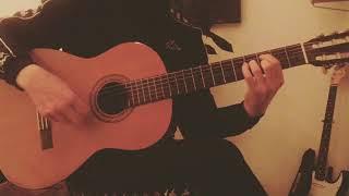 a mellow spanish guitar