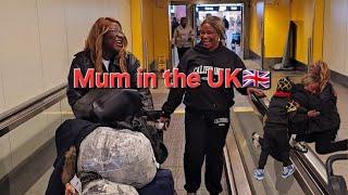 WELCOMING MY MUM FROM NIGERIA  TO THE UNITED KINGDOM  AFTER TWO MONTHS OF HER PREVIOUS VISIT