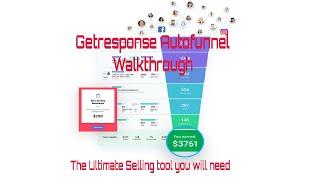 How to use Getresponse Autofunnel - live funnel setup. no more clickfunnels