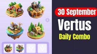 Vertus Daily Combo 30 September | Vertus Mining Bot Daily Combo Today