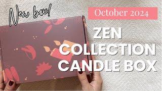 The Zen Collection Candle Box - October 2024 Unboxing