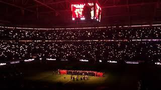 Abschied vom Bergbau - Das Steigerlied Auf Schalke vor dem Spiel Schalke vs. Leverkusen