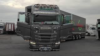 4k - Scania Truck (4x2) S650 V8 + Interior + Trailer Next Generation