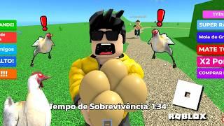 ROBLOX, ROUBE OS OVOS E FUJA DA GALINHA, Chicken, ESCAPE DA GALINHA MALUCA NO LABIRINTO do roblox