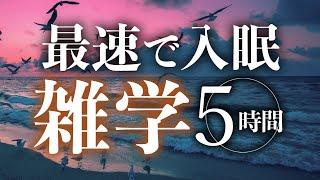 【睡眠導入】最速で入眠雑学5時間【合成音声】