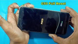 Poco C50 Hard Reset // Poco C50 Password unlock #pococ55