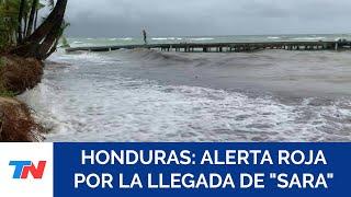 Honduras se prepara para el inminente azote de la tormenta tropical "Sara"