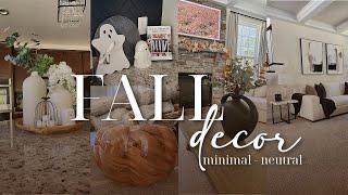 Fall Shop & Decorate with Me 2024 | Neutral, Minimal, Modern Decor #falldecor #minimal #neutral