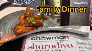 Food video at Chowman Restaurant