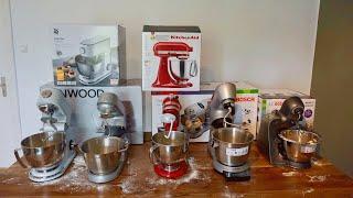 Best Stand mixers 1/2 - 5 appliances in practical test (WMF, Kenwood, KitchenAid & 2x Bosch)