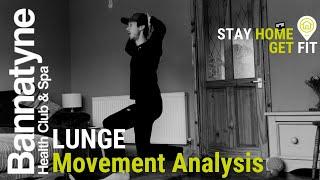 Lunge - How to complete your Movement Analysis