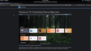 Linux On TV – Big Plasma KDE