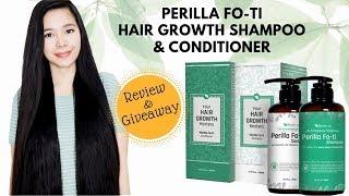 TGL Perilla Fo-ti Hair Growth Shampoo & Conditioner Review + (GIVEAWAY)Beautyklove