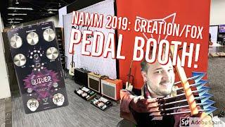 NAMM 2019: Creation Music & Fox Pedals