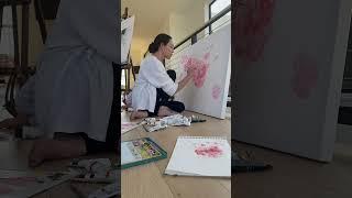 Art Yoga Mindfulness #TimeLapsePainting #Mindfulness #CreativeLiving #PaintingProcess #ArtTherapy