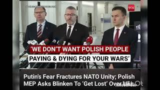 Butcher Blinken go home "Get Lost" Poland nnot putting up with BS