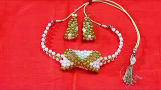 3D - CHOKER & EARRINGS || Beautiful and Easy DIY Jewelry Ideas || DIYARTIEPIE