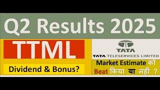 TTML Q2 results 2025 | TTML results | TTML Share News | TTML Share latest news