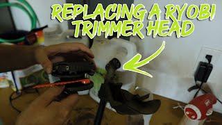 How to Replace a RYOBI 18v and 40v Trimmer Head