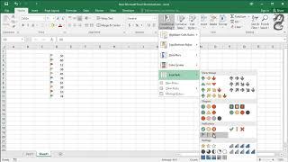 How to apply 3 Flags Indicators Icon set using Conditional Formatting in Excel