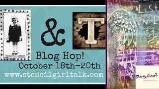 Sherry Canino for the StencilGirl & Tim Holtz Blog Hop