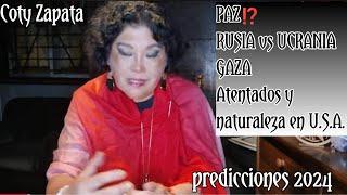 PREDICCIONES 2024. ¿Guerra o Paz?Rusia y Ucrania. El exterminio en Gaza. Atentados en U.S.A.