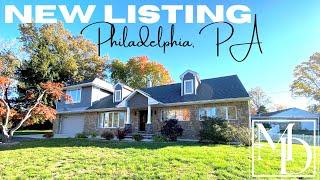 Philadelphia House for Sale | Custom Staircase and Hidden Room | 4 Beds and 3 Baths | Fireplace