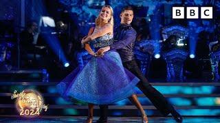 Tasha Ghouri and Aljaz Skorjanec Viennese Waltz to Misty Blue by Dorothy Moore  BBC Strictly 2024