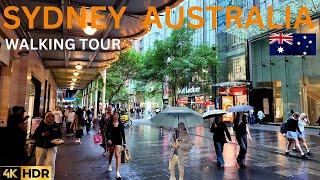 Sydney Australia Virtual Walking Tour - Downtown Sydney | 4K HDR