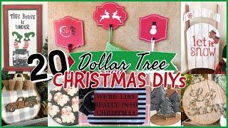 THE BEST DOLLAR TREE DIY CHRISTMAS IDEAS!!