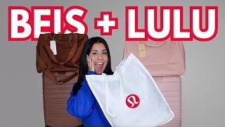 $300 LULULEMON FALL TRY ON + $1,000 BEIS LUGGAGE REVIEW